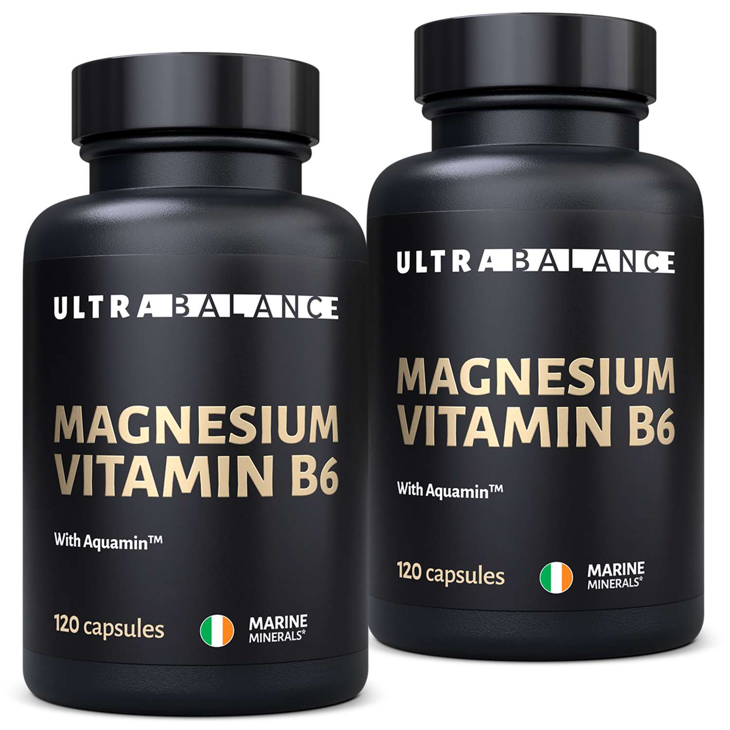 Магний витамин В6 UltraBalance антистресс успокоительное для беременных Mg b6 премиум с аквамином 240 капсул - фото 1