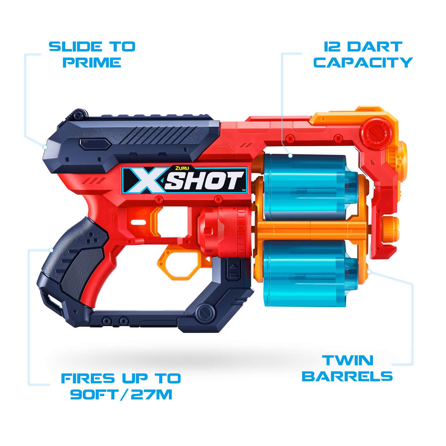 Набор для стрельбы X-SHOT  Комбо Эксесс 36438-2022 - фото 4