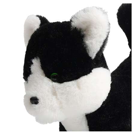 Мягкая игрушка All About Nature Чёрно-белый котёнок 27 см