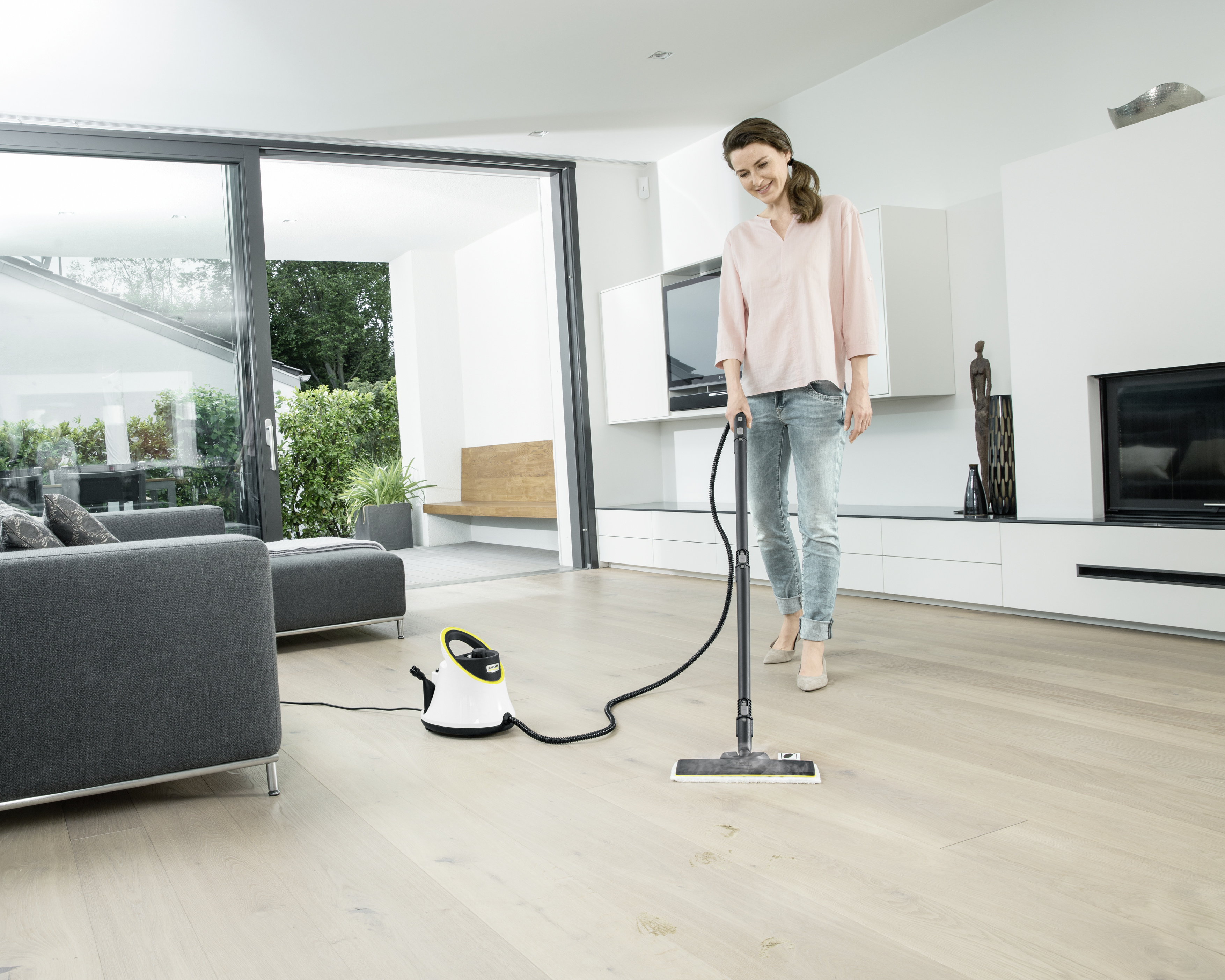 Пароочиститель Karcher SC 2 Deluxe EU 1.513-400.0 двухступенчатым регулятором расхода пара на рукоятке - фото 13