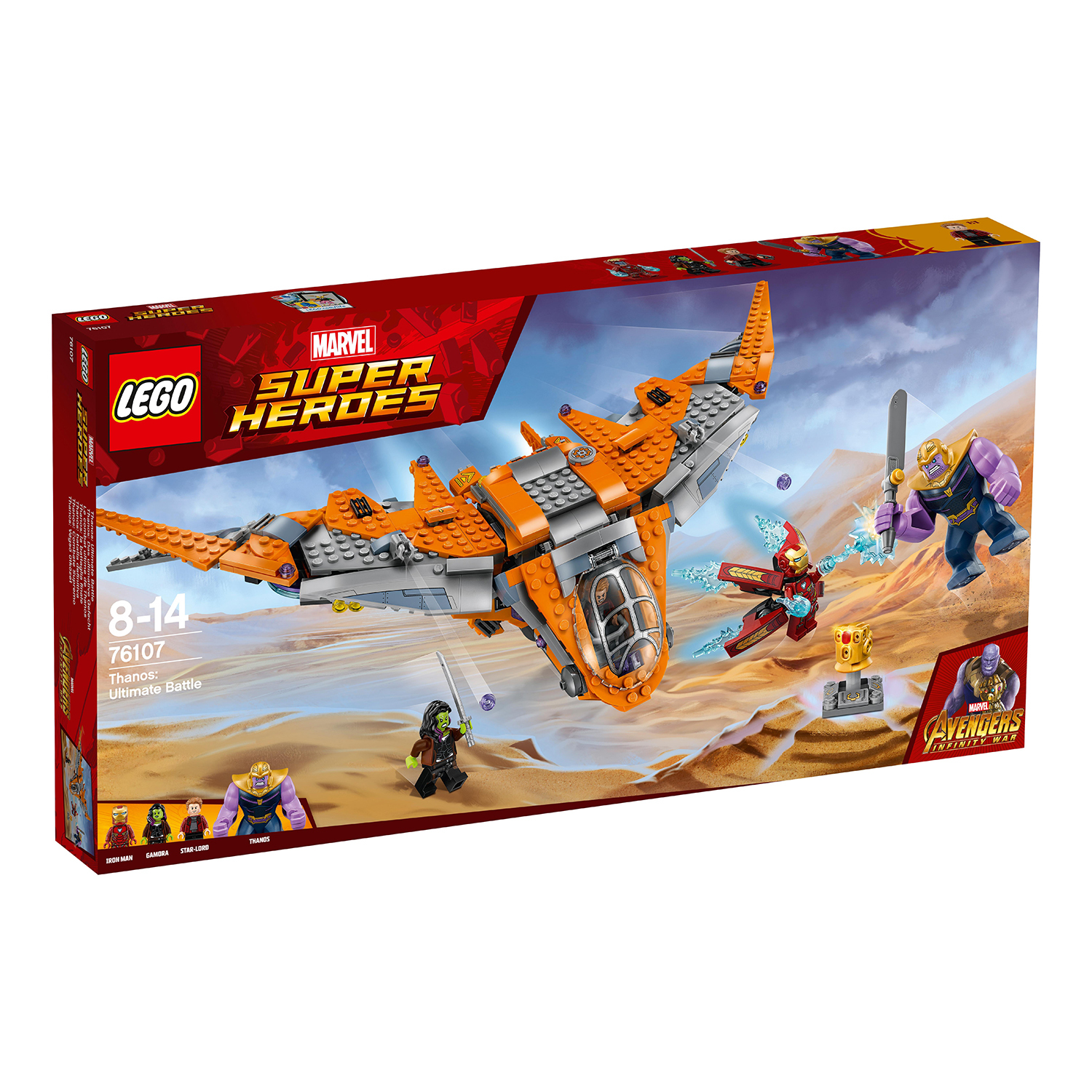 Конструктор LEGO Super Heroes Танос последняя битва 76107 купить по цене  6299 ₽ в интернет-магазине Детский мир