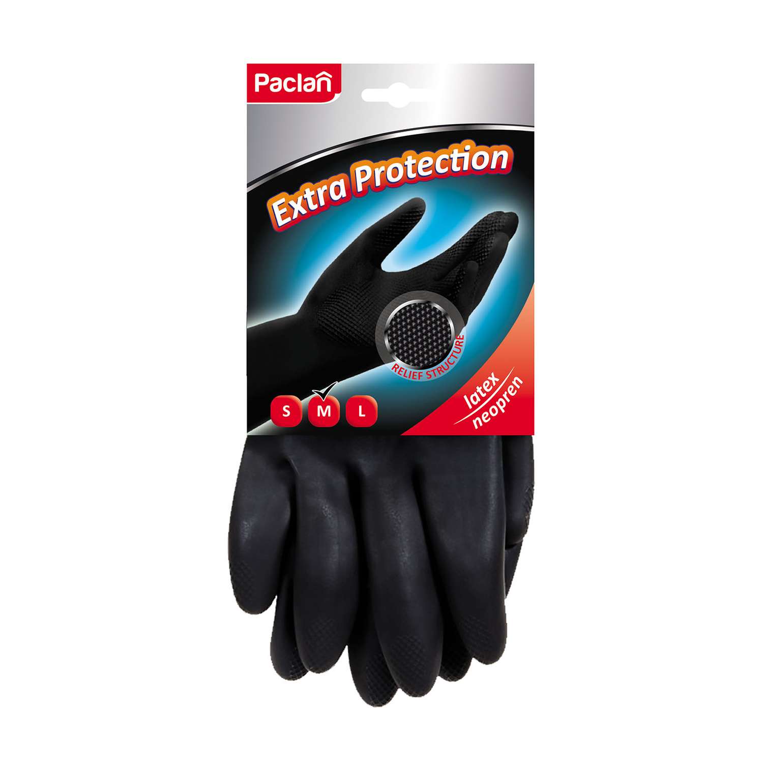 Перчатки Paclan Extra Protection неопреновые 1 пара M - фото 1