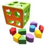 Сортер GUCLU логический куб 2825 зеленый