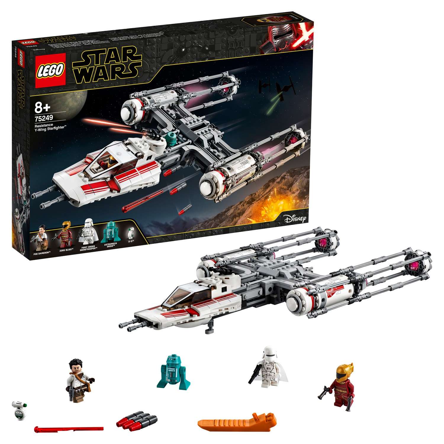 Конструктор LEGO Star Wars Episode IX Звездный истребитель повстанцев типа Y 75249 - фото 1