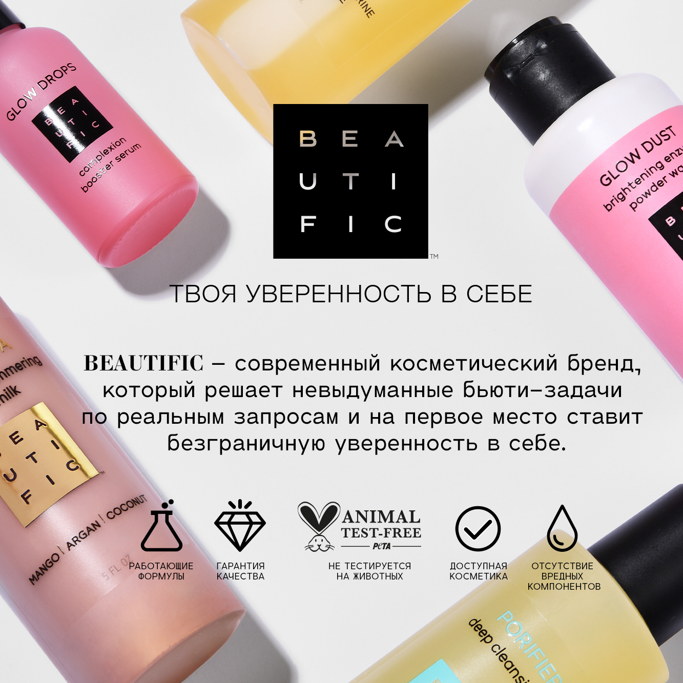 Шампунь для волос BEAUTIFIC Curl Me On для кудрявых и вьющихся, увлажняющий, 250 мл - фото 8