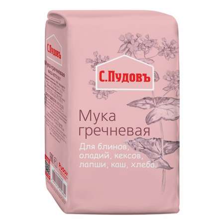 Мука С. Пудовъ Гречневая 500 г