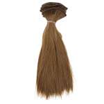 Трессы - волосы для кукол Совушка прямые Элит № 17 100 см 17 см