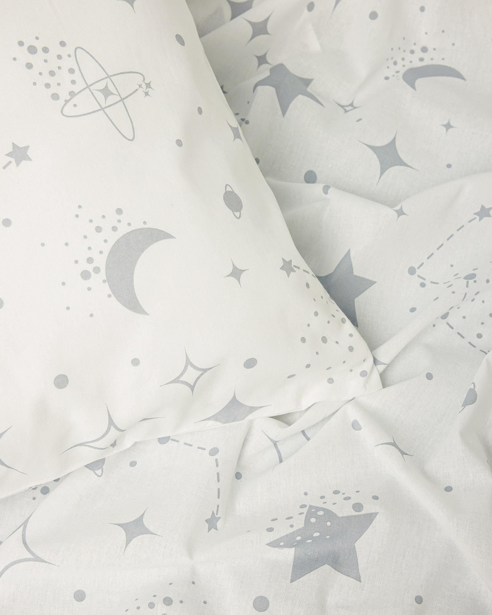 Комплект постельного белья Futurino Home Звёздное небо 3 предмета  - фото 5