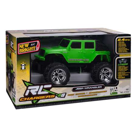 Машина New Bright РУ 1:18 Jeep Зеленая