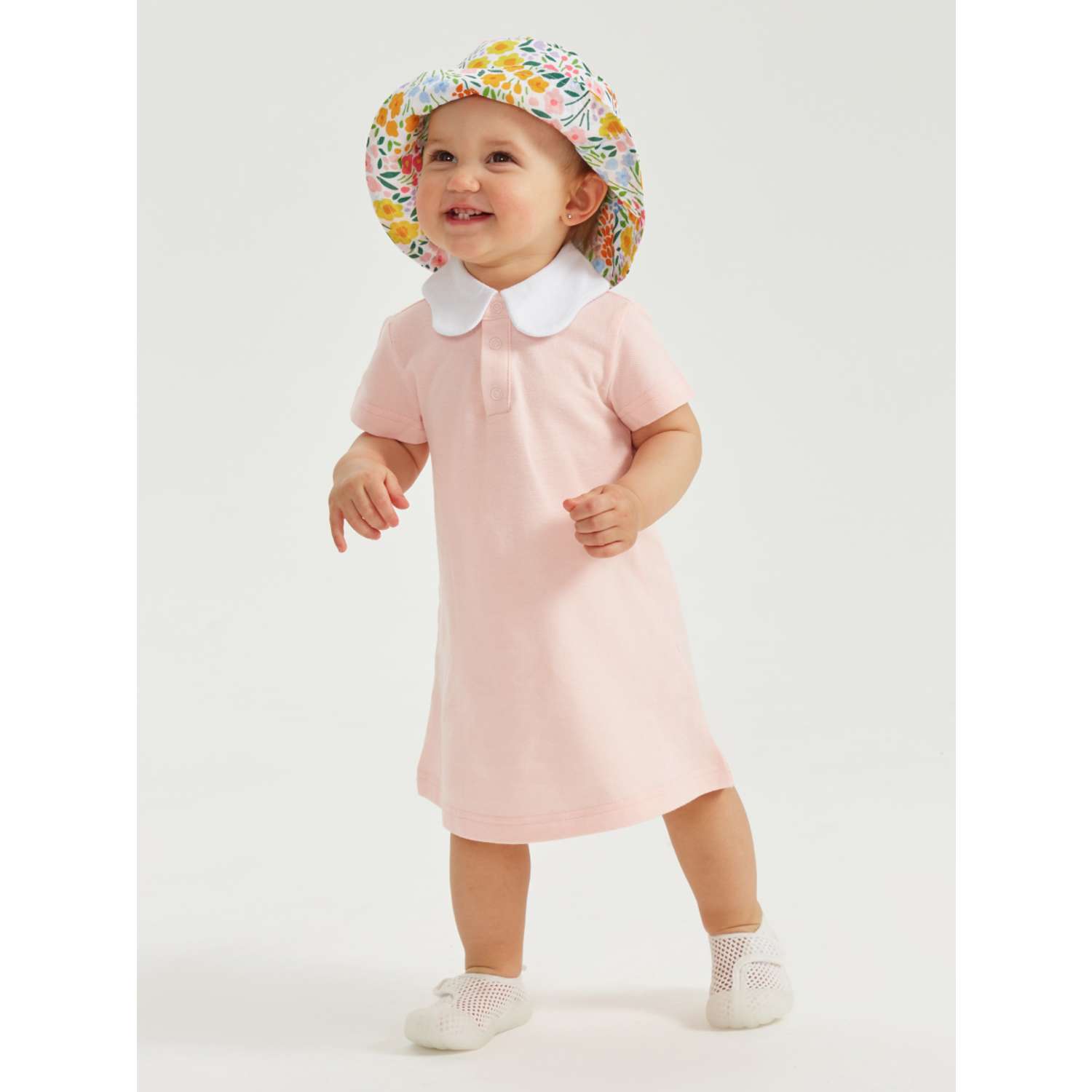 Платье Happy Baby 88202_pink - фото 1