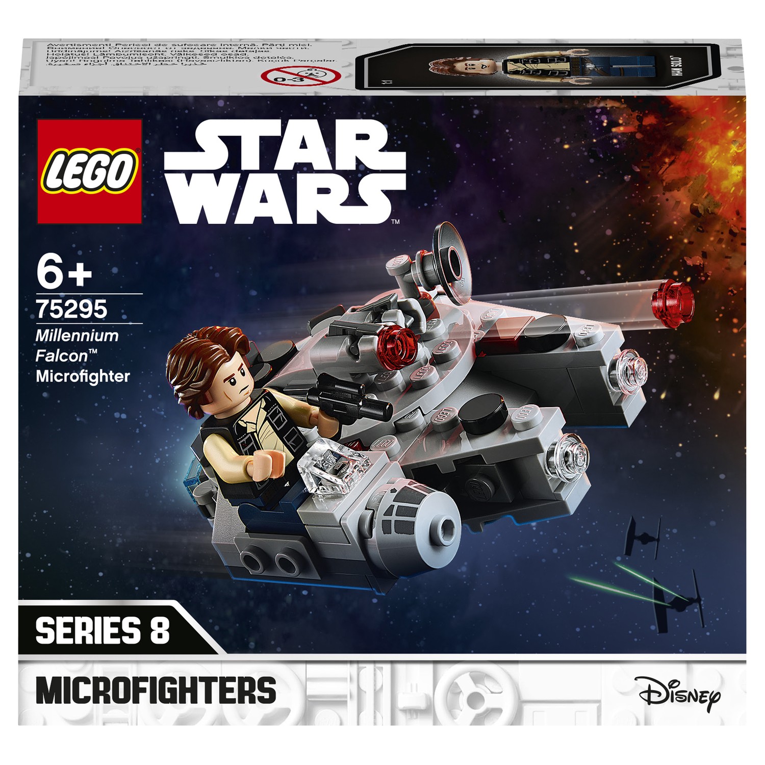 Конструктор LEGO Star Wars Микрофайтеры Сокол тысячелетия 75295 купить по  цене 99 ₽ в интернет-магазине Детский мир