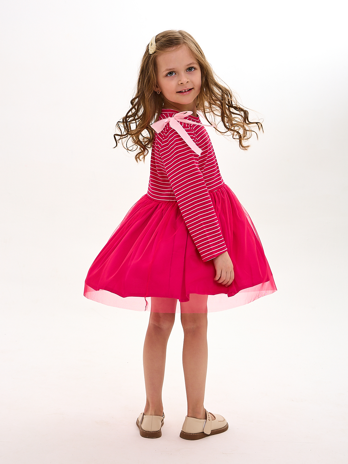 Платье Mil Art kids 1902201544DRESS-BANTPLECHO-RED - фото 7