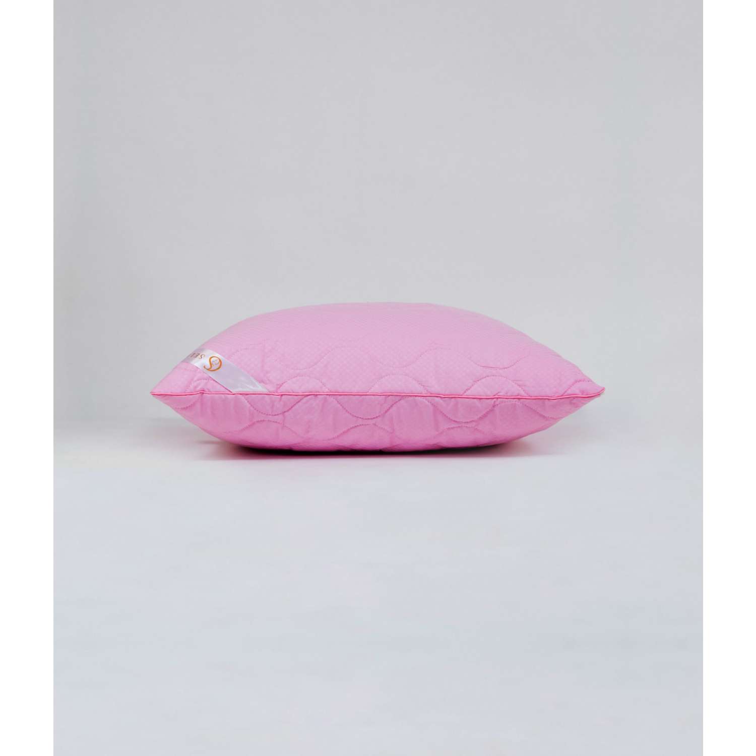 Подушка Selena стеганая 50х70 см EL AMOR ROSE LIFE розовый сатин лебяжий пух - фото 3