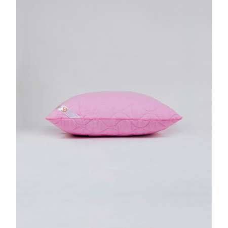 Подушка Selena стеганая 50х70 см EL AMOR ROSE LIFE розовый сатин лебяжий пух