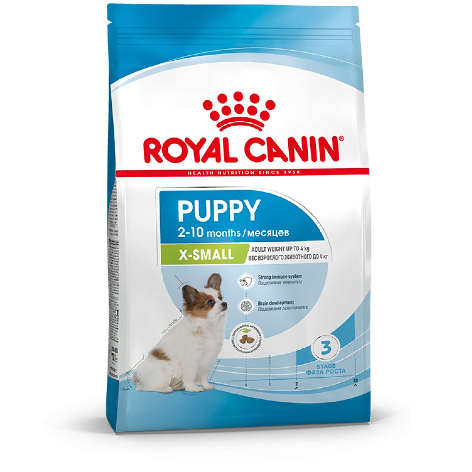 Корм для щенков ROYAL CANIN X-small Puppy миниатюрных пород 500г - фото 2