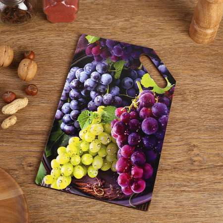 Доска Sima-Land разделочная «Сочный виноград»27х18 см