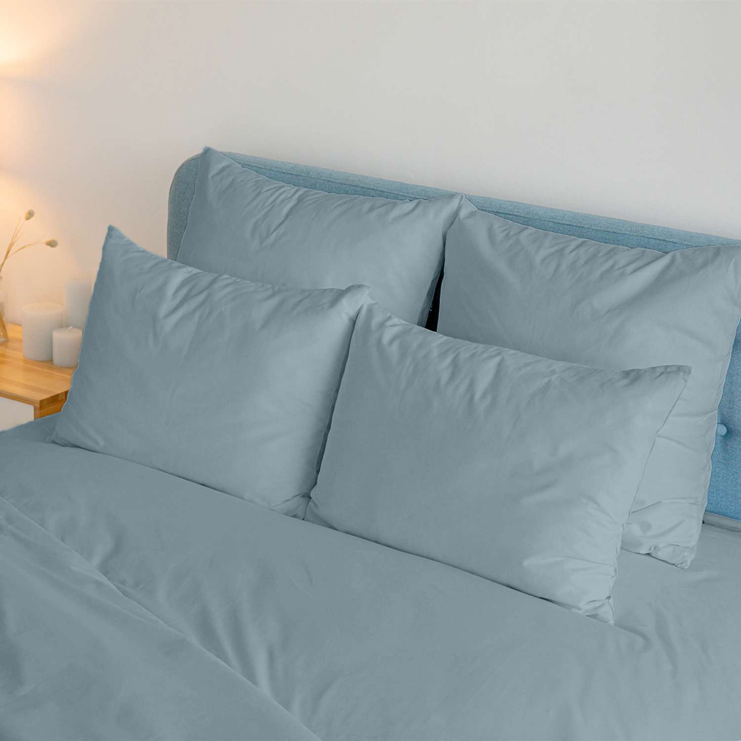 Комплект постельного белья BRAVO 2-спальный макси наволочки 70х70 рис.5828а-1 серый - фото 3