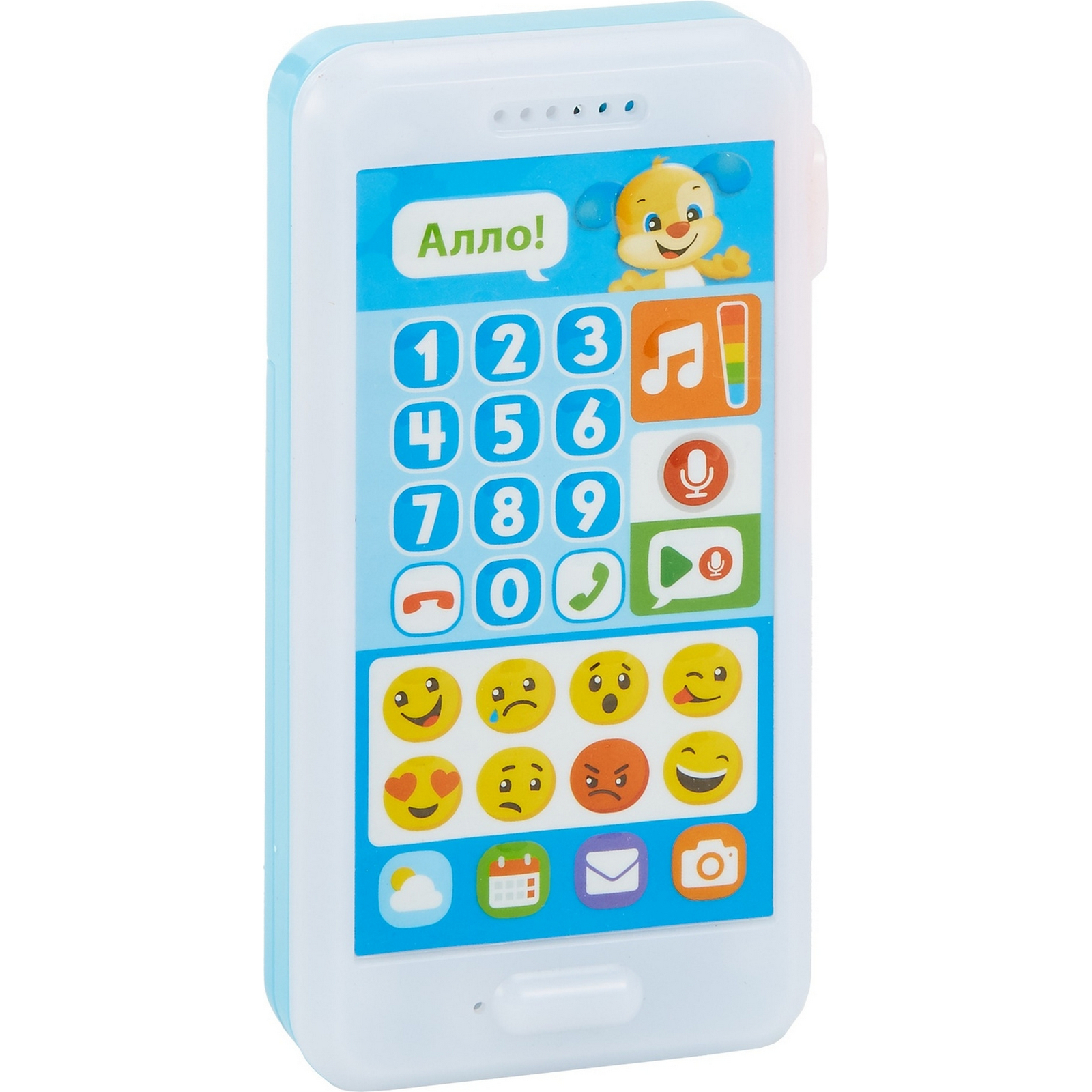 Игрушка Fisher Price Смейся и учись Телефон Ученого щенка FPR23 купить по цене 1599 ₽ в интернет-магазине Детский мир