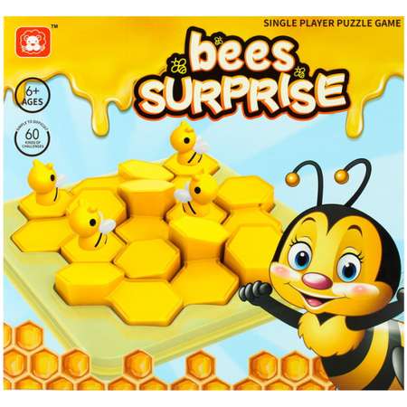 Развивающая игра сортер ICOY Toys настольная на логику Сюрприз для пчел