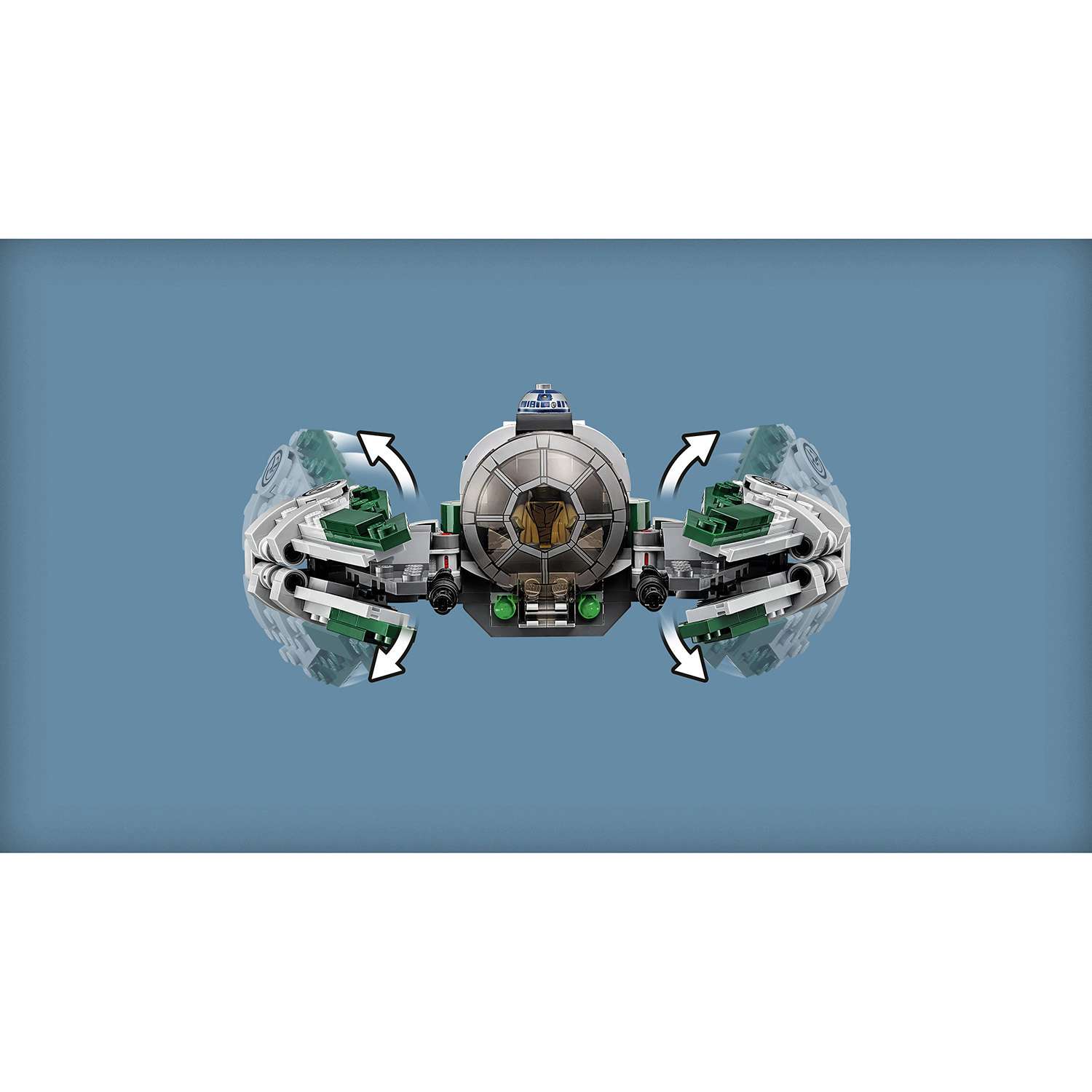 Конструктор LEGO Star Wars TM Звёздный истребитель Йоды™ (75168) - фото 6