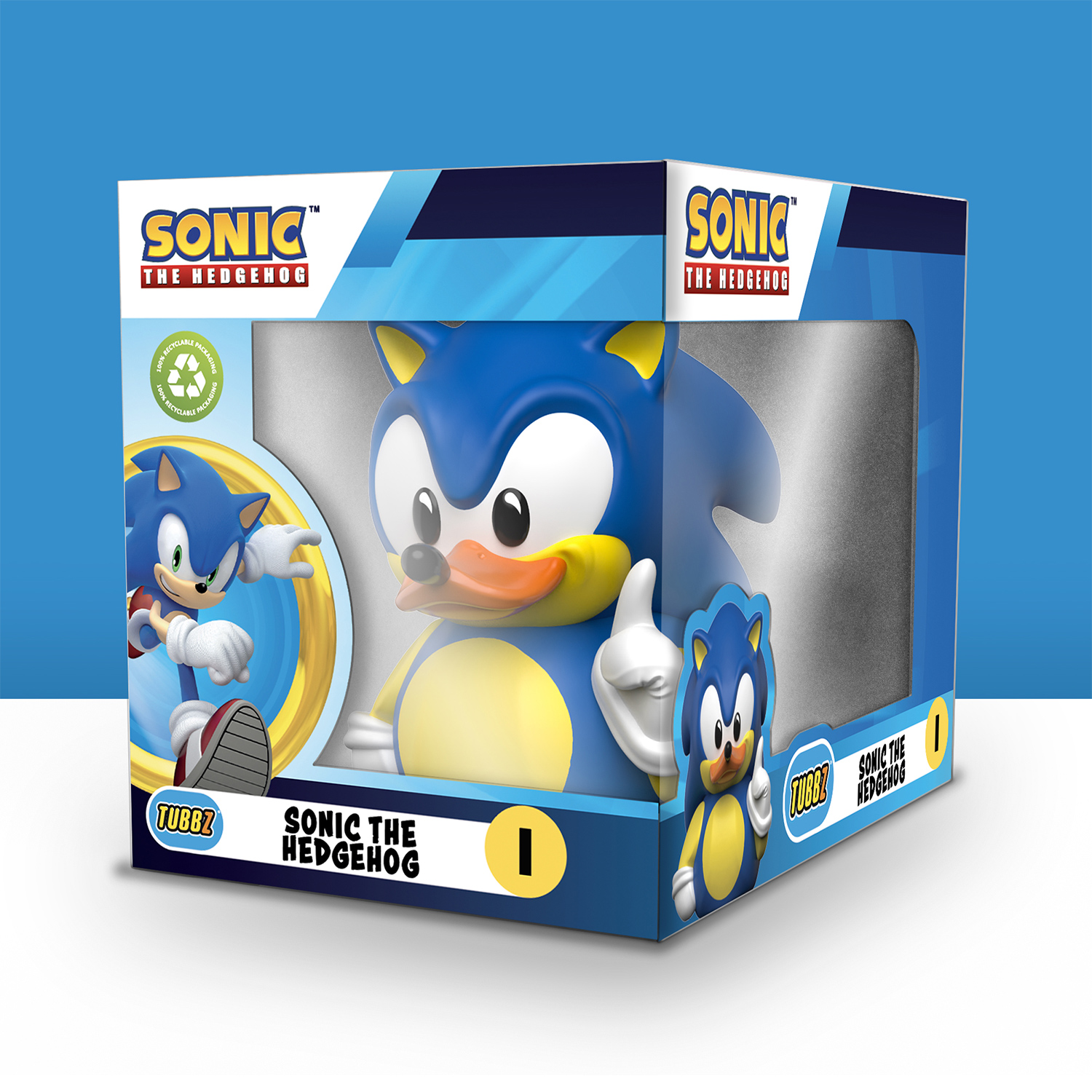 Фигурка Sonic The Hedgehog Утка Tubbz Sonic Boxed Edition без ванны - фото 2