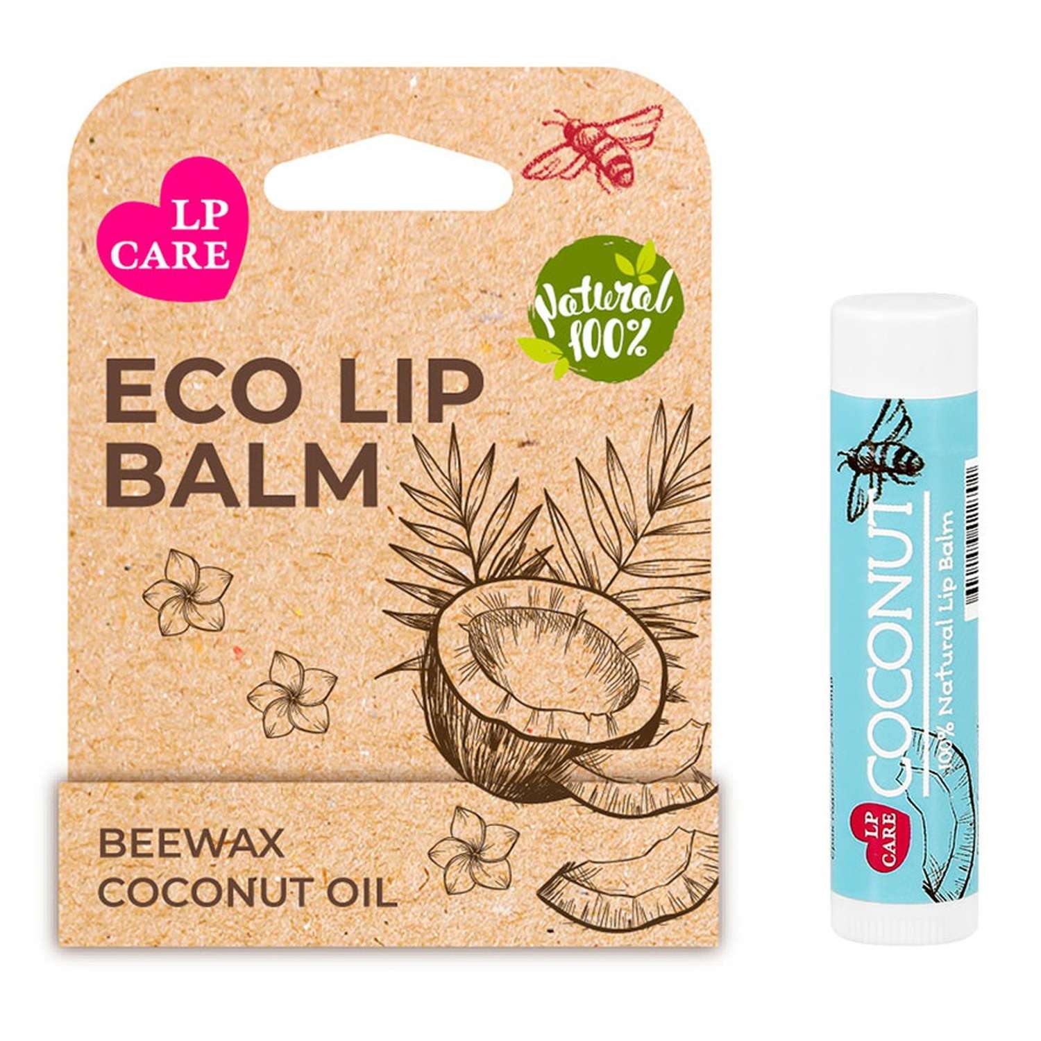 Бальзам для губ LP CARE Eco кокос 4.5 г - фото 4
