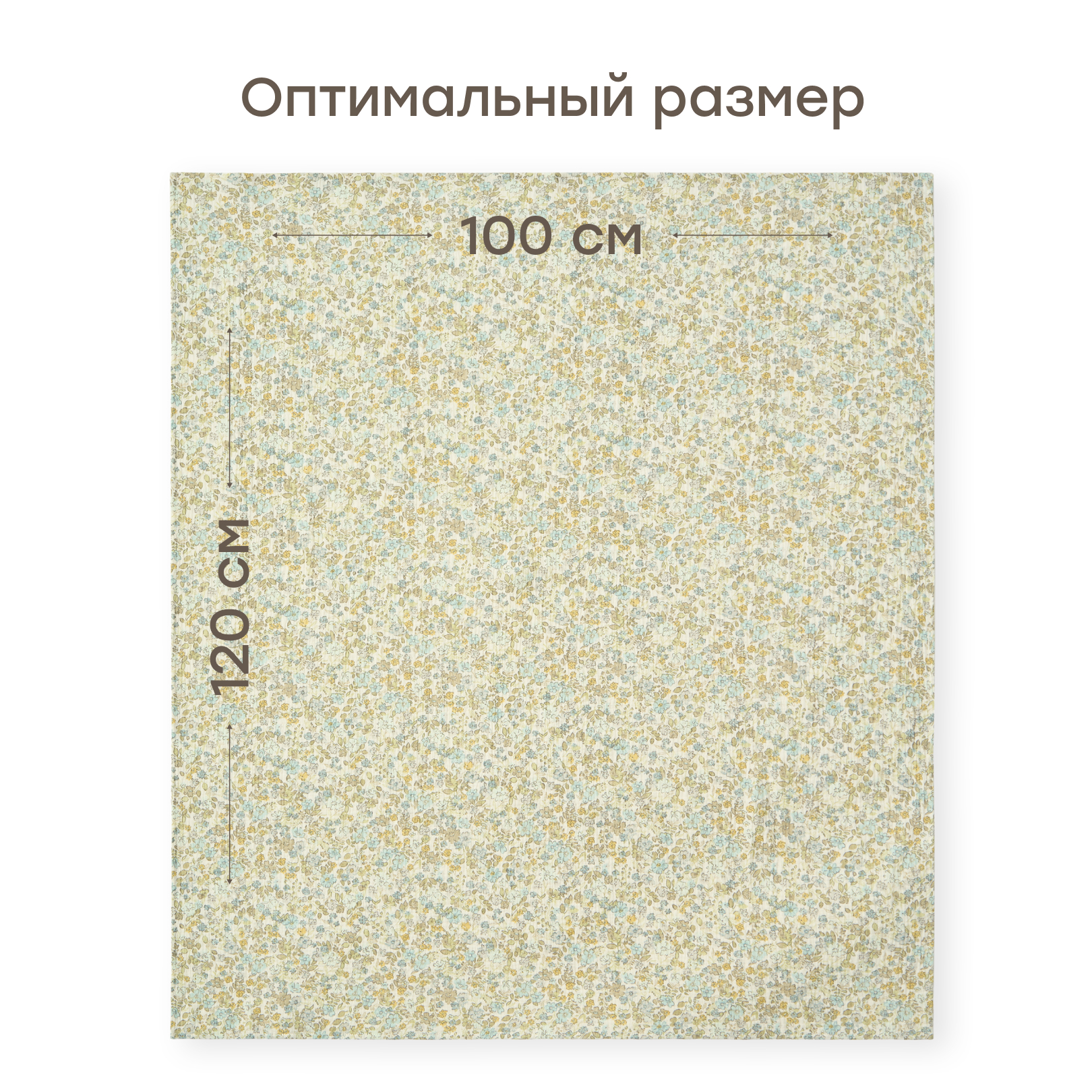 Пеленка муслиновая Happy Baby для новорожденных 120х100 см - фото 3