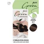 Краска для волос безаммиачная FARA Eco Line Green 3.7 горький шоколад