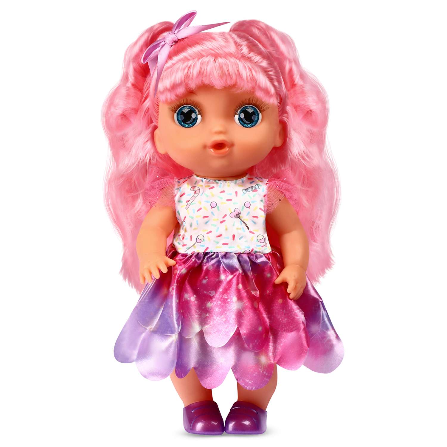Кукла AMORE BELLO С розовыми волосами бутылочка розовый горшок соска JB0211645 - фото 10