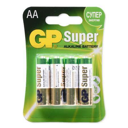 Батарейки GP 4шт GP 15A(LR6)-BL(C)4