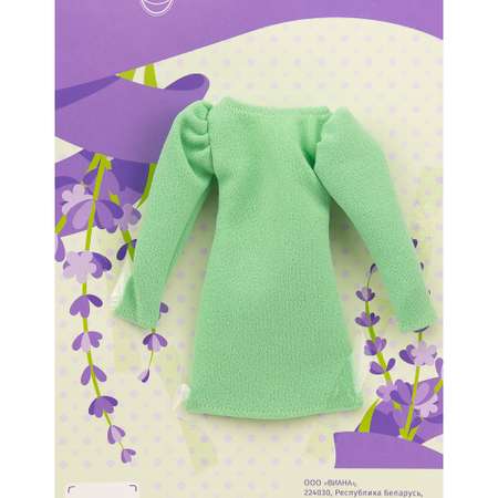 Одежда для кукол типа Барби VIANA платье цвет бирюзовый