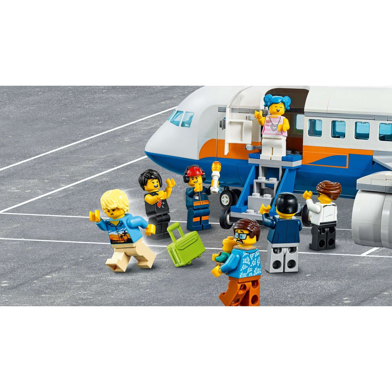 Конструктор LEGO City Пассажирский самолёт 60262 - фото 13