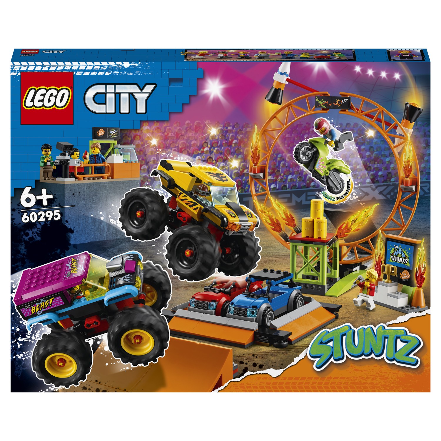 Конструктор LEGO City Арена для шоу каскадёров 60295 купить по цене 3699 ₽  в интернет-магазине Детский мир