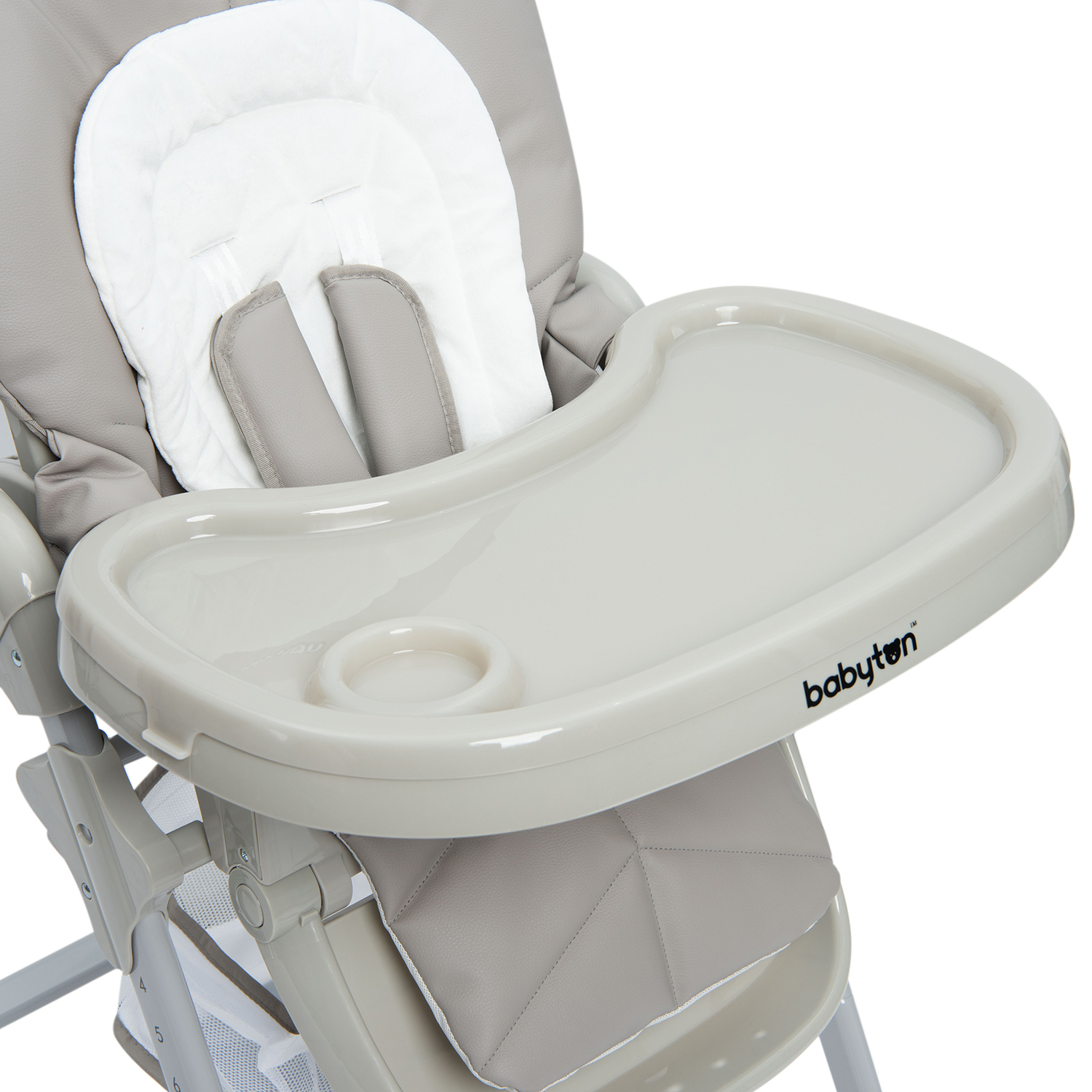 Стульчик для кормления Babyton Optima Eco Grey - фото 8