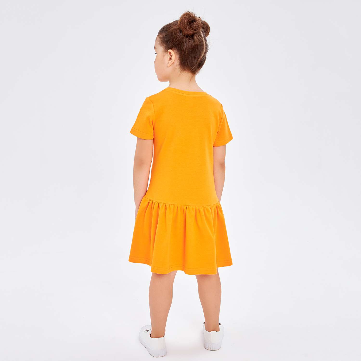 Платье Lucky Child 143-63/оранжевый/2-12 - фото 2