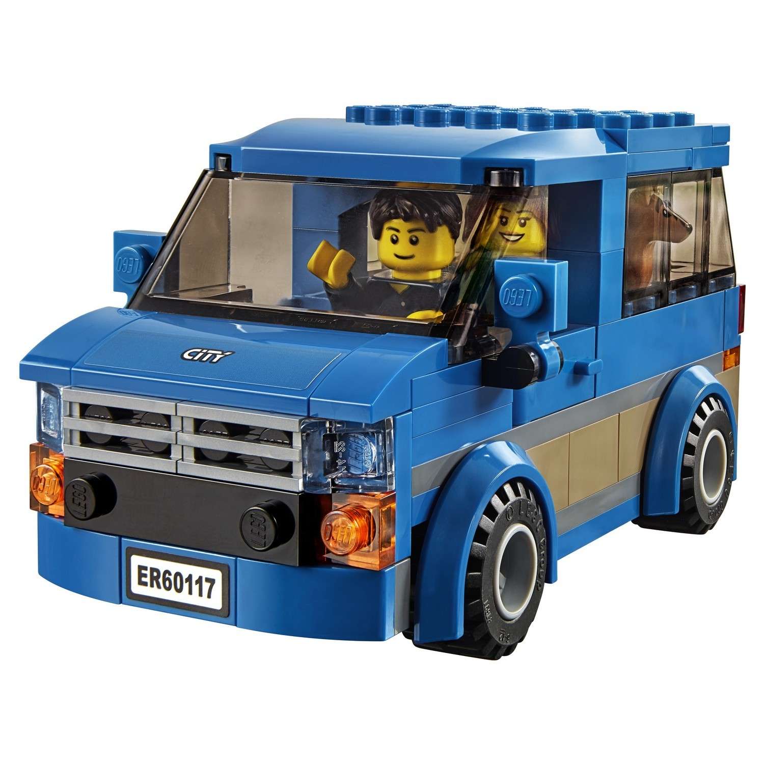 Конструктор LEGO City Great Vehicles Фургон и дом на колёсах (60117) - фото 13