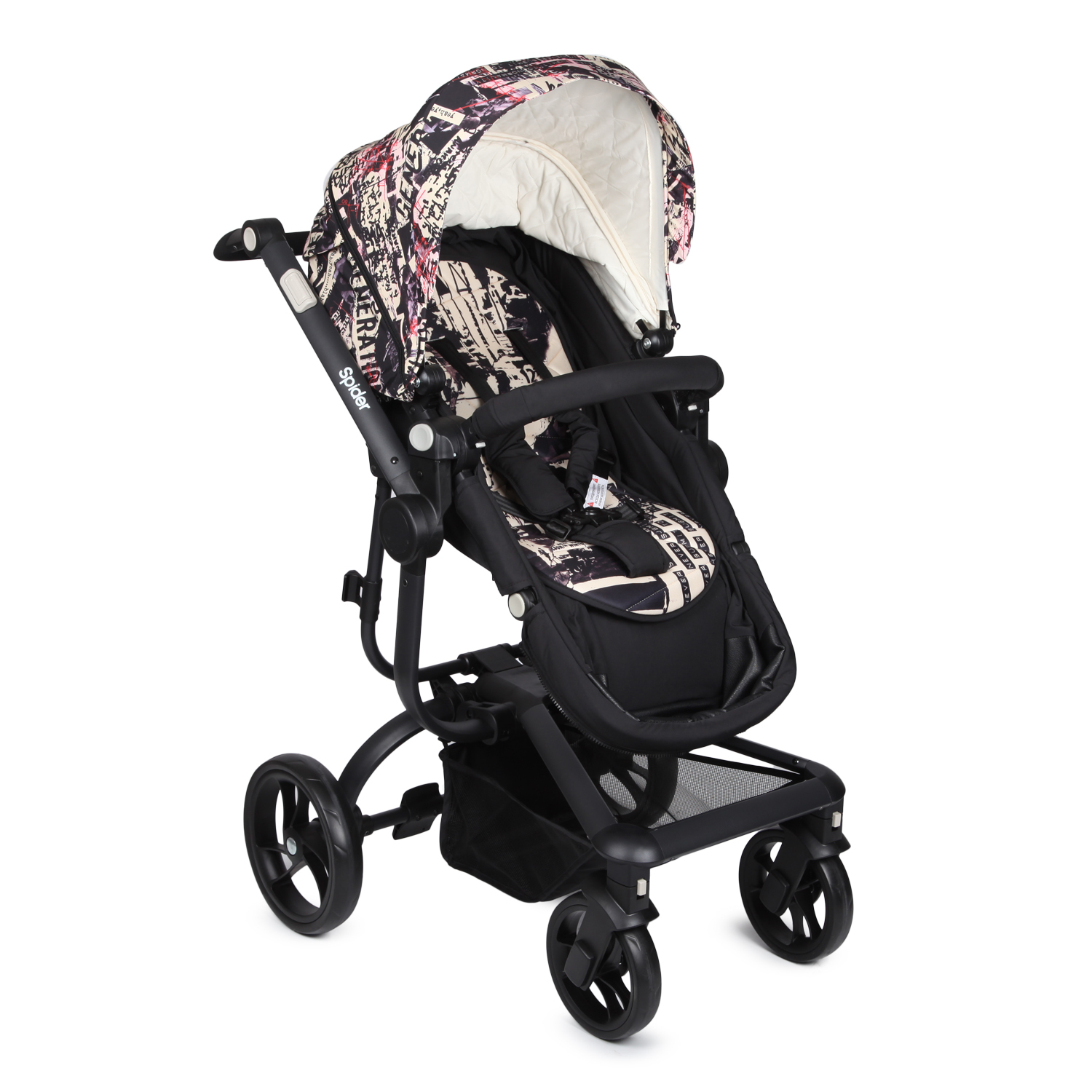 Коляска-трансформер Babyton Spider Beige купить по цене 9839 ₽ в  интернет-магазине Детский мир