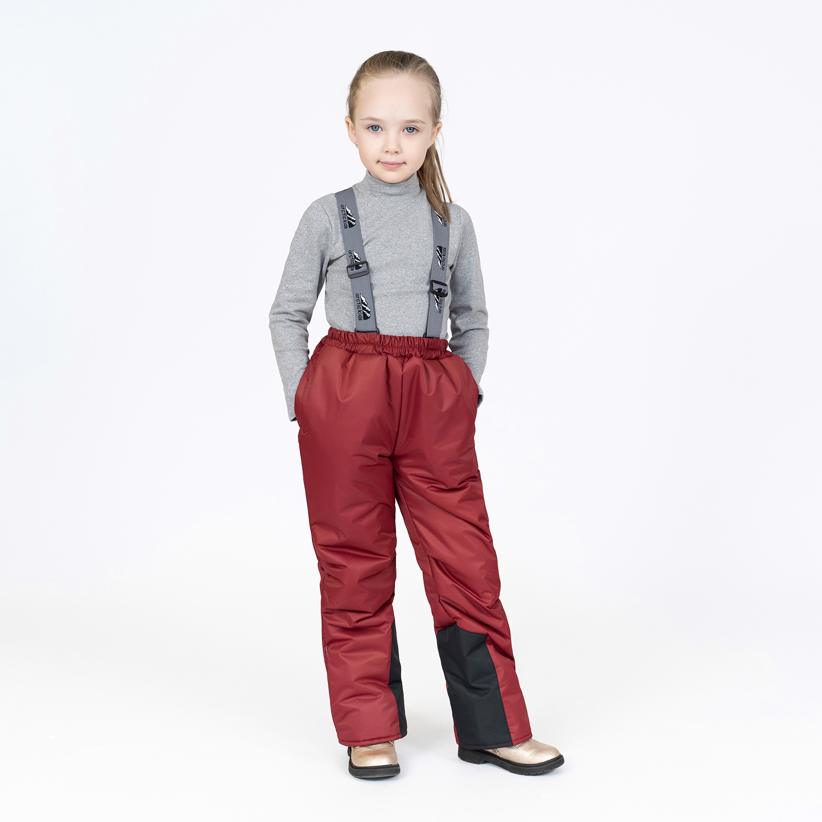 Брюки Arctic kids 10-026 бордо - фото 1