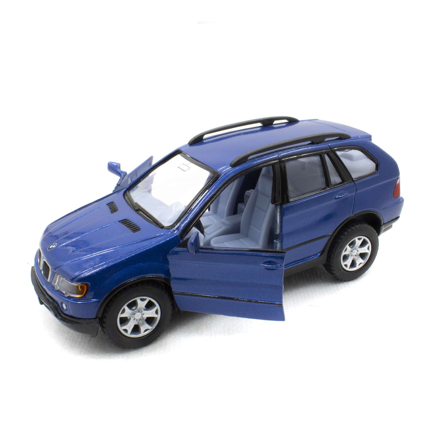 Модель автомобиля KINSMART BMW X5 синий АМ002/4 - фото 2