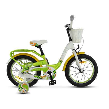 Детский велосипед STELS Pilot-190 16 (V030) зелёный/жёлтый/белый