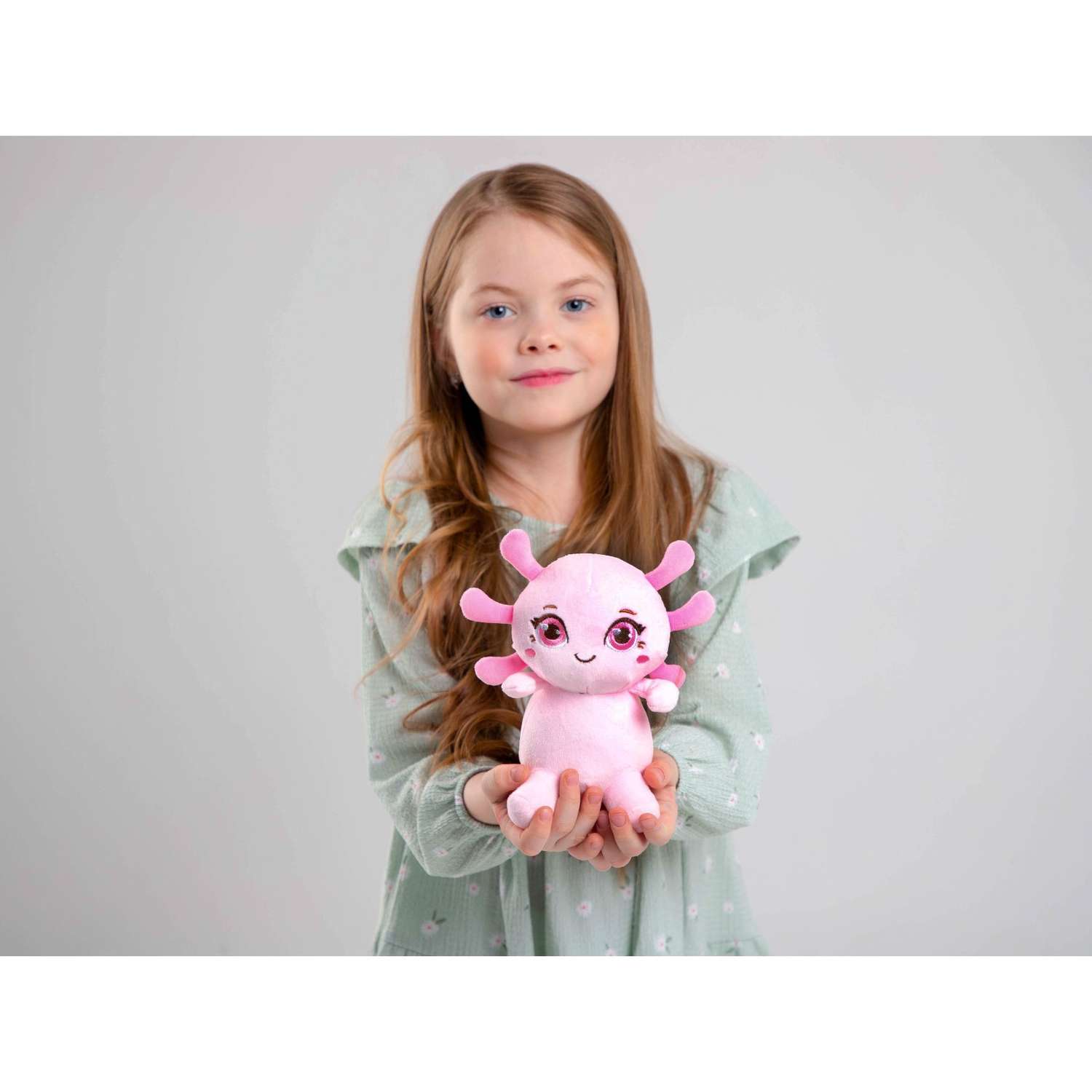 Мягкая игрушка Milo Toys «Аксолотль» цвет розовый - фото 9