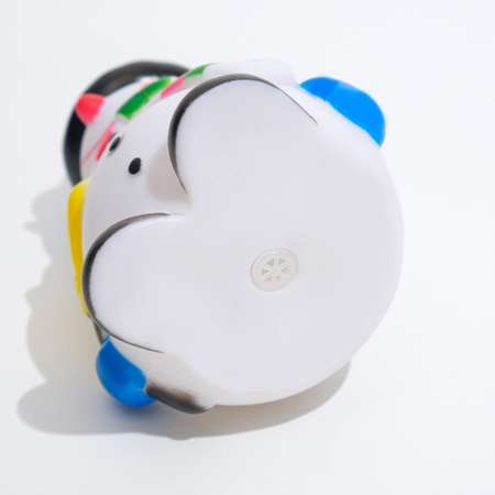 Игрушка для собак Пижон пищащая «Снеговик в шляпе»