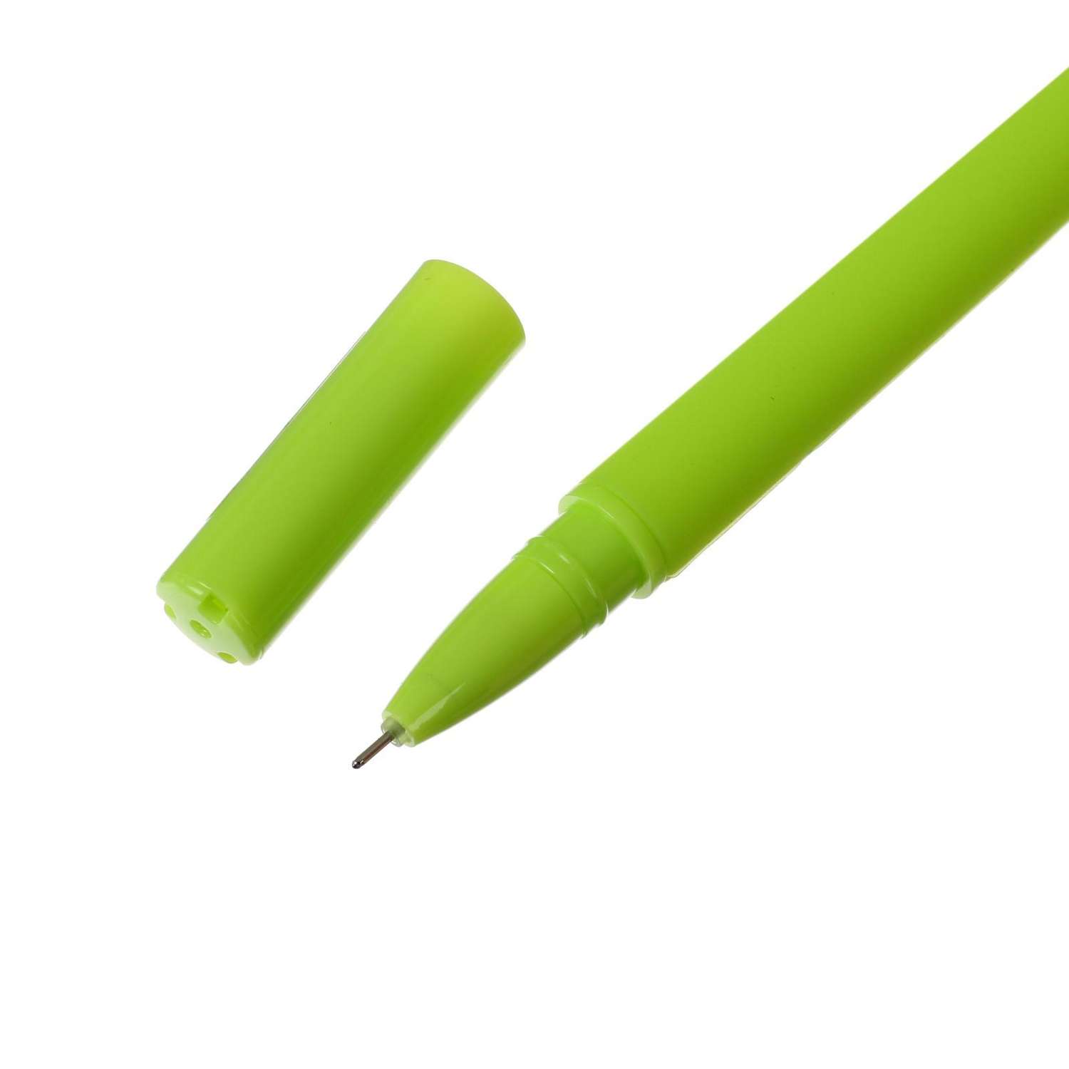 Ручка Calligrata гелевая «Цветок зеленый» - фото 2