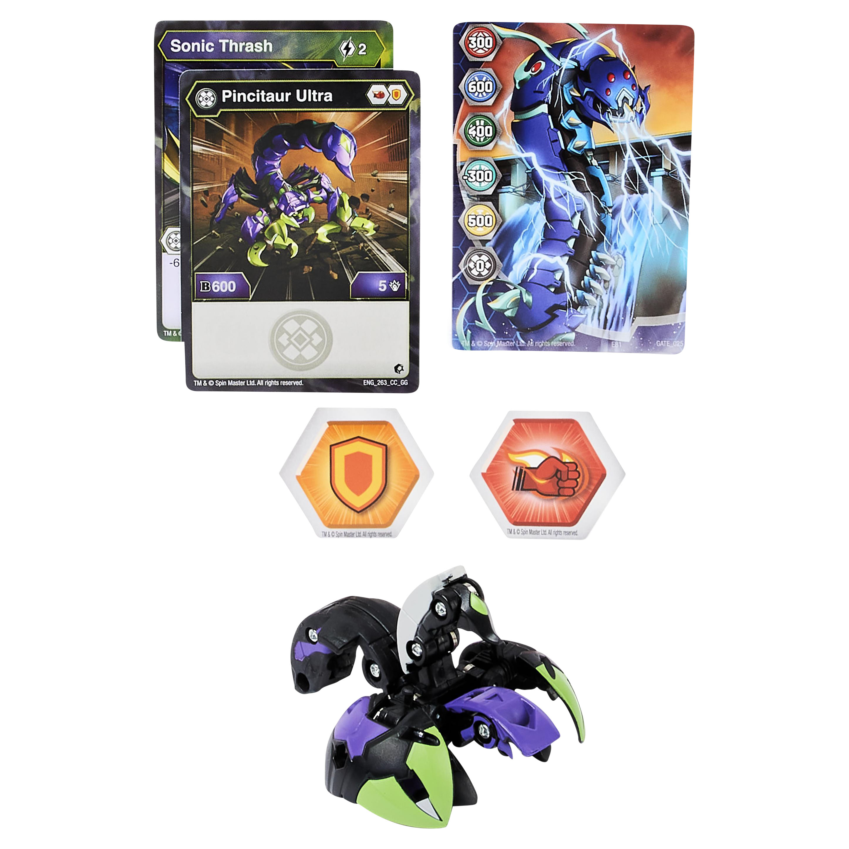 Фигурка-трансформер Bakugan S3 Ультра Ra Black 6061538/20132917 - фото 4