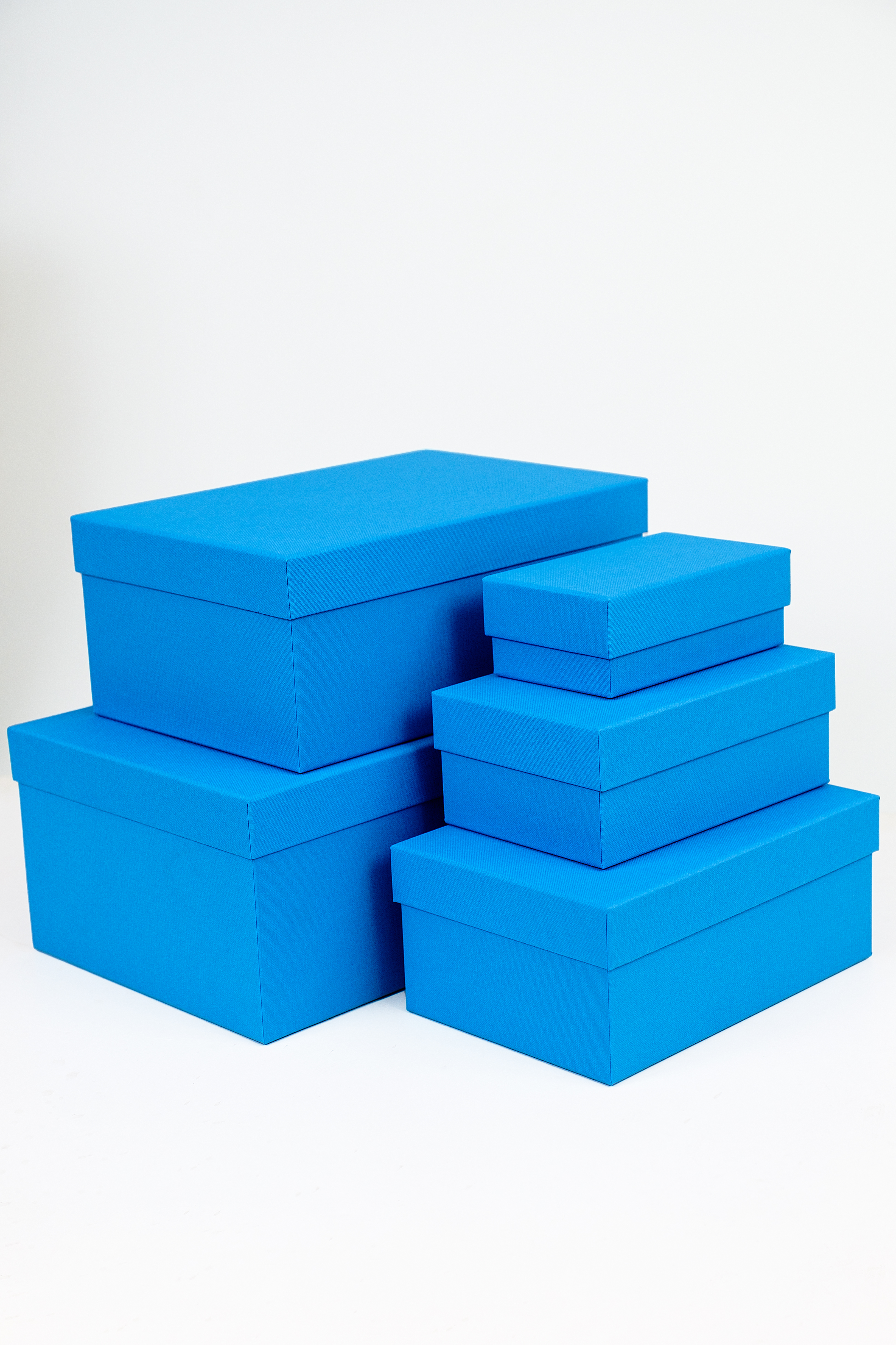 Набор подарочных коробок Cartonnage 5 в 1 Радуга голубой - фото 1