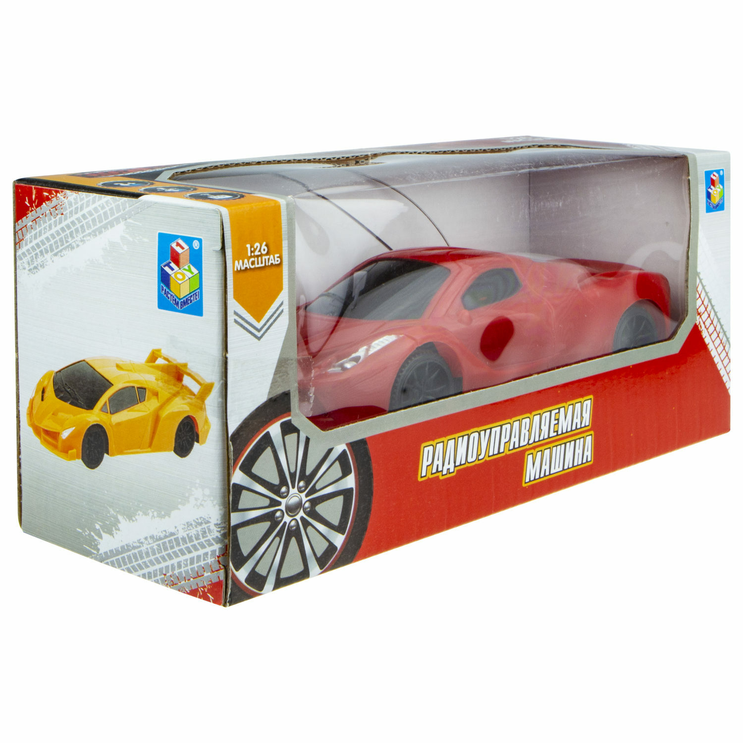 Спортавто Машина на радиоуправлении 1 Toy красная, Т13822