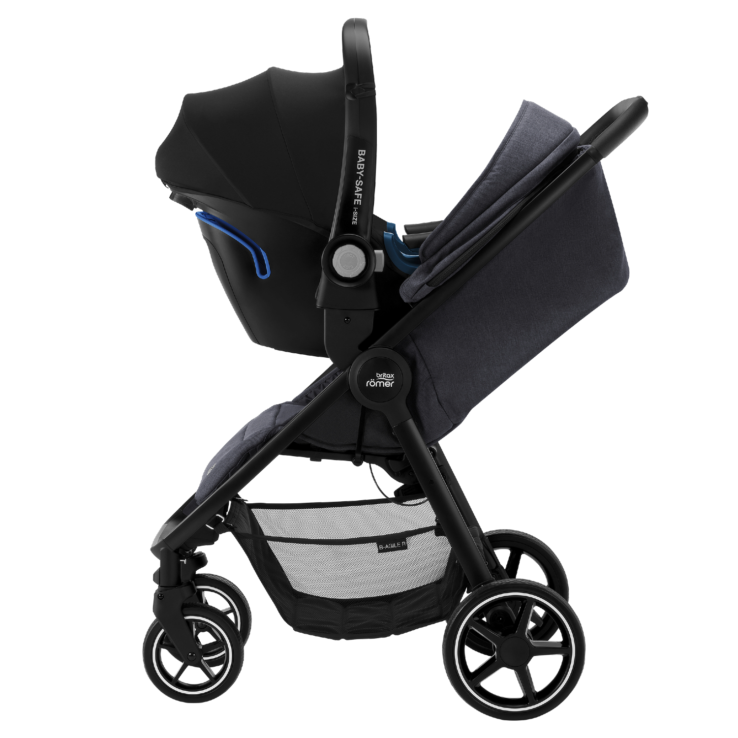 Коляска Britax Roemer B-Agile R Navy Ink-brown - фото 6