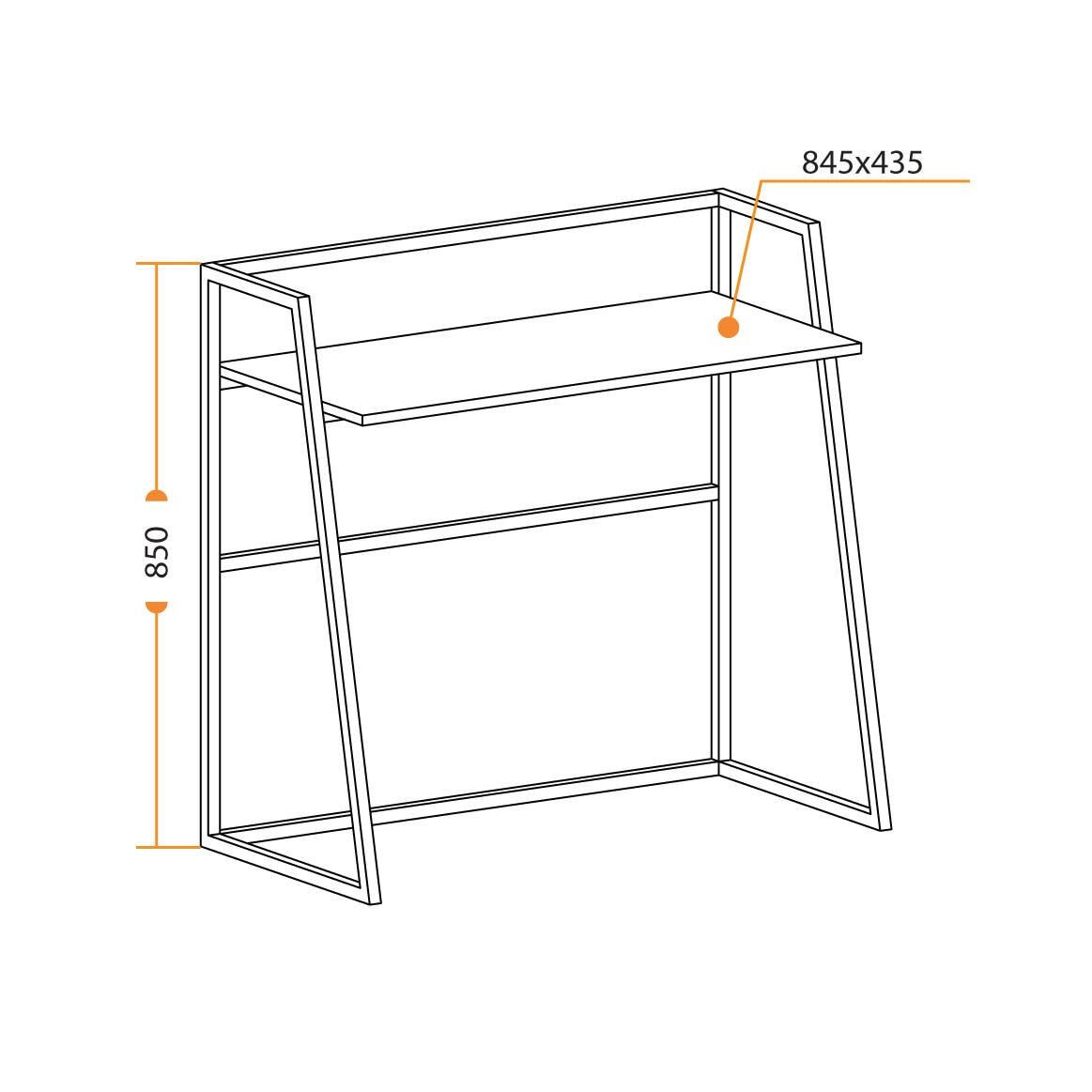 Cтол TETCHAIR WD-11 concrete - фото 7