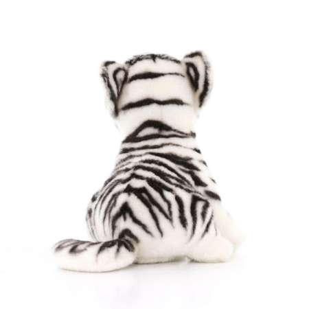 Реалистичная мягкая игрушка HANSA Тигр детёныш белый 18 см