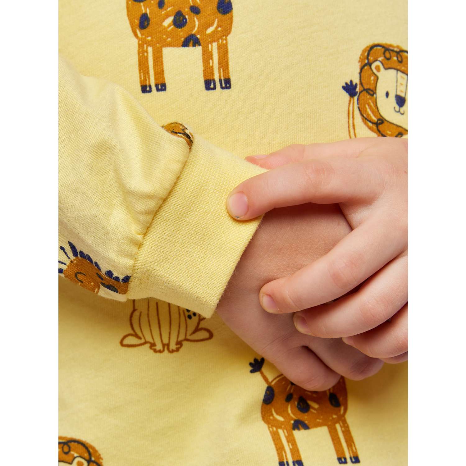 Пижама ISSHOP пижама со штанами желтая - фото 8